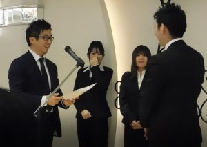 勤続功労賞の写真